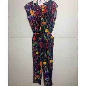 Eva Franco Anthropologie Floral Jumpsuit